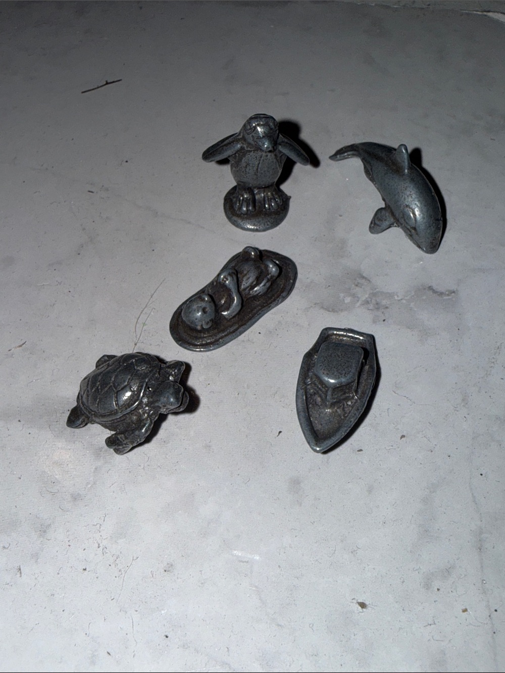 Set of 5 Sea World Monopoly Replacement Pieces